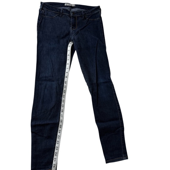 Hollister Skinny Jeans Women's Jegging 7R (W28/L29) Dark Wash Low Rise 90s Y2K - Picture 6 of 7